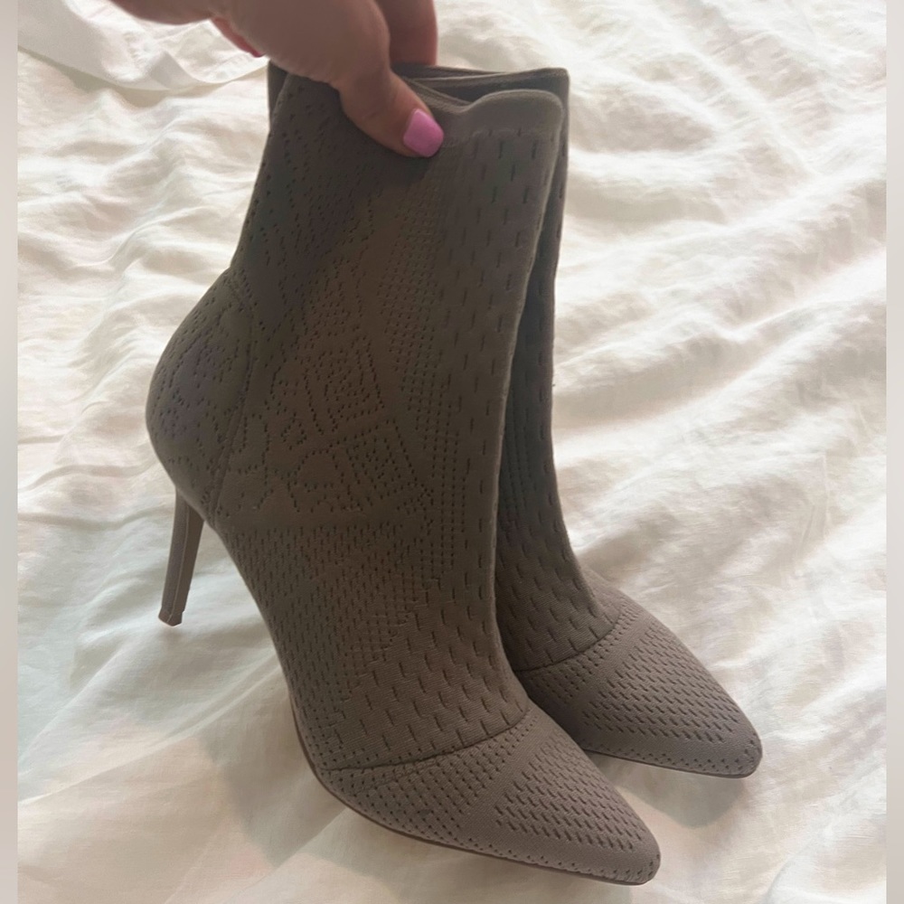 Like New Grey Booties